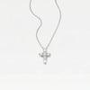 THE MINI BELLA PAVÉ CROSS PENDANT