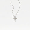THE MINI BELLA PAVÉ CROSS PENDANT