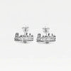THE DOUBLE PLATED CLASSIC SCRIPT STUD EARRINGS