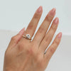 THE OVAL STONE RING (SET OF 2)