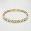 THE PAVE' TENNIS BRACELET (BRASS)