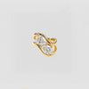 THE PEAR STONE RING (SET OF 2)