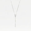 THE PEARL MARY ROSARY CROSS NECKLACE