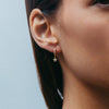 THE HANGING PAVE STAR EARRING