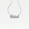 THE DOUBLE PLATE CLASSIC NAMEPLATE NECKLACE