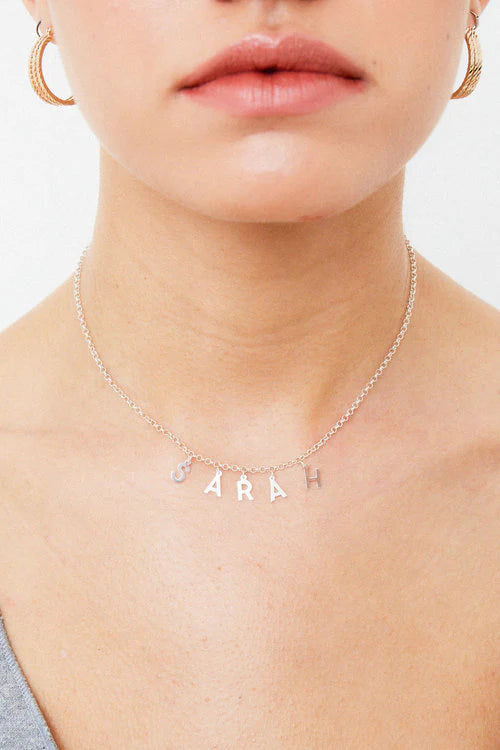 THE HANGING BLOCK CHOKER NECKLACE