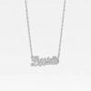 THE CUT TONE NAMEPLATE NECKLACE