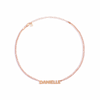 THE BUBBLE LETTER CURB CHAIN NAMEPLATE NECKLACE