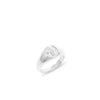 THE EMBOSSED CROSS SIGNET RING
