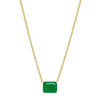 THE SOLITAIRE EMERALD NECKLACE