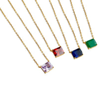  solitaire necklaces with chain